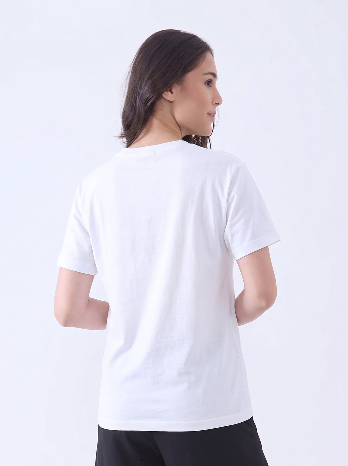 Women Relax Fit cotton  Crew T-Shirt