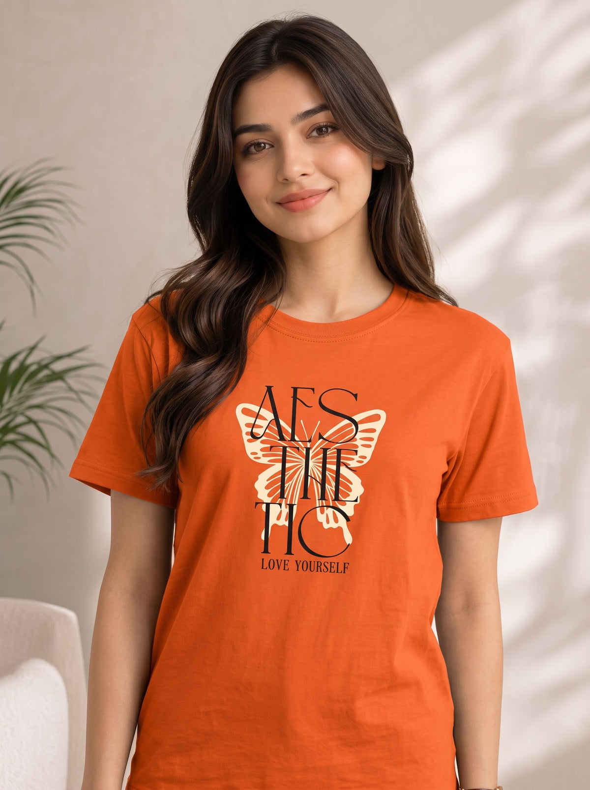 Minimalist Aesthetic Quote Printed Women's Tee