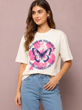 Women’s Believe in Yourself Butterfly Oversized T-Shirt