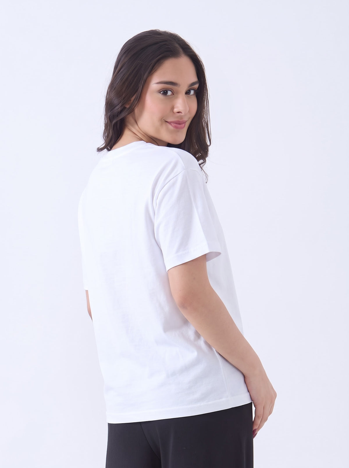 Women Relax Fit cotton  Crew T-Shirt