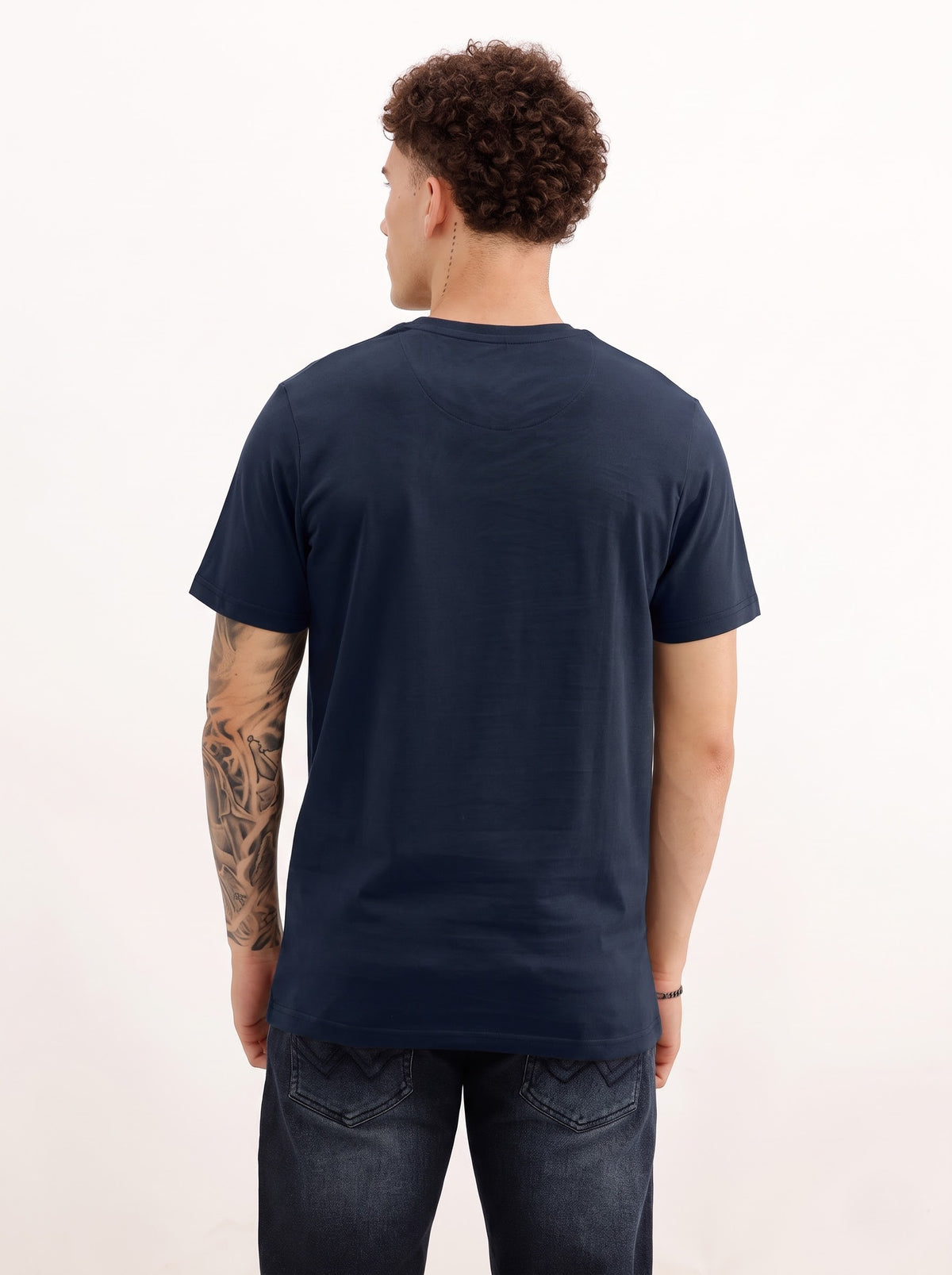 Grind & Lift Navy Fitness T-Shirt