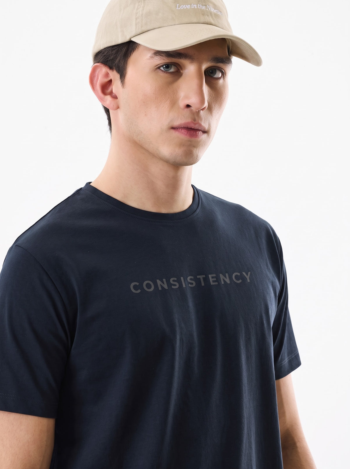 Consistency Minimalist Fitness T-Shirt - Navy