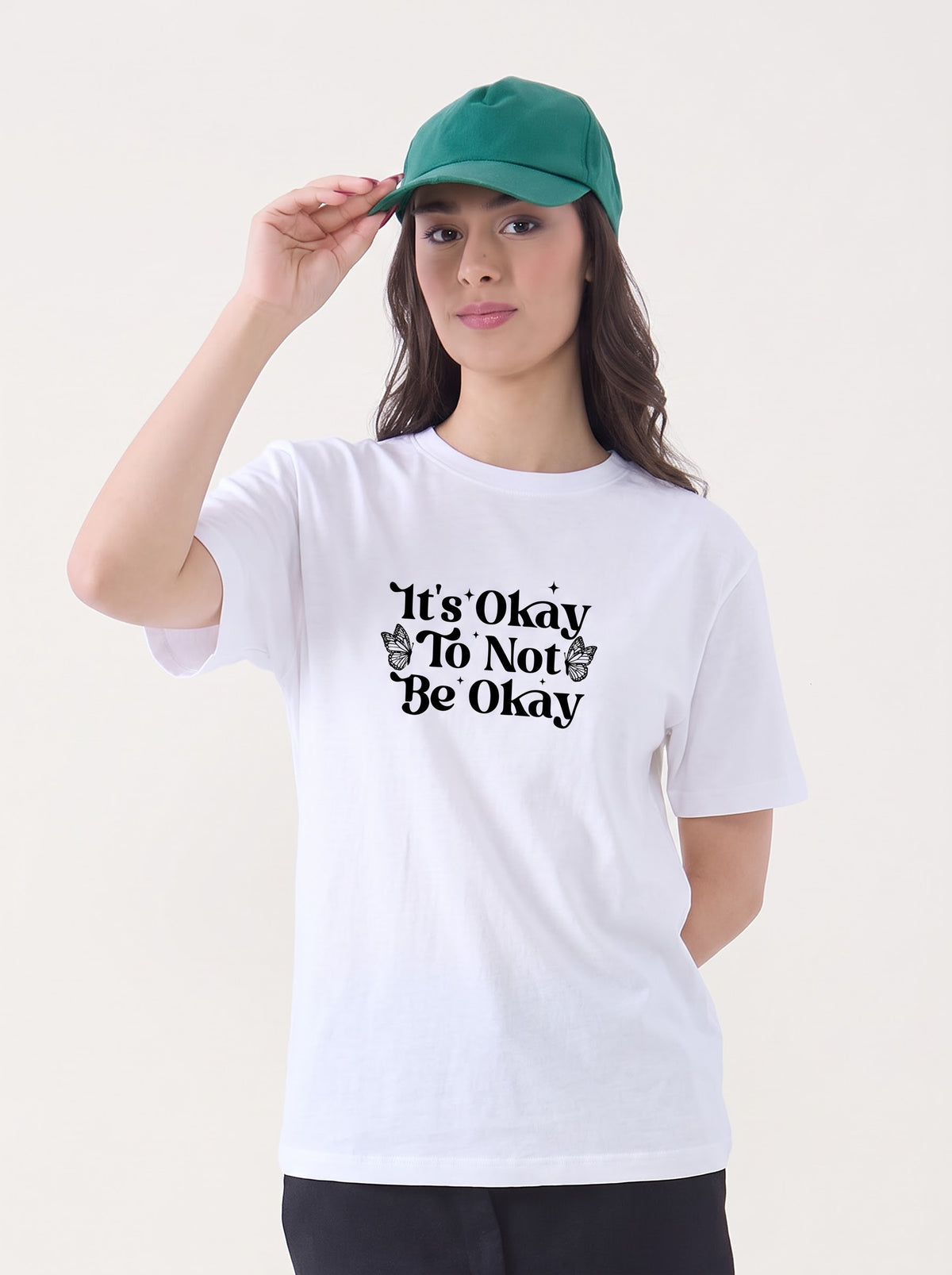 Women Relax Fit cotton  Crew T-Shirt