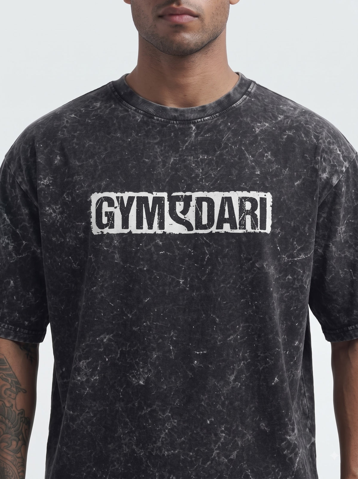 Men Acid Washed Oversized Tee