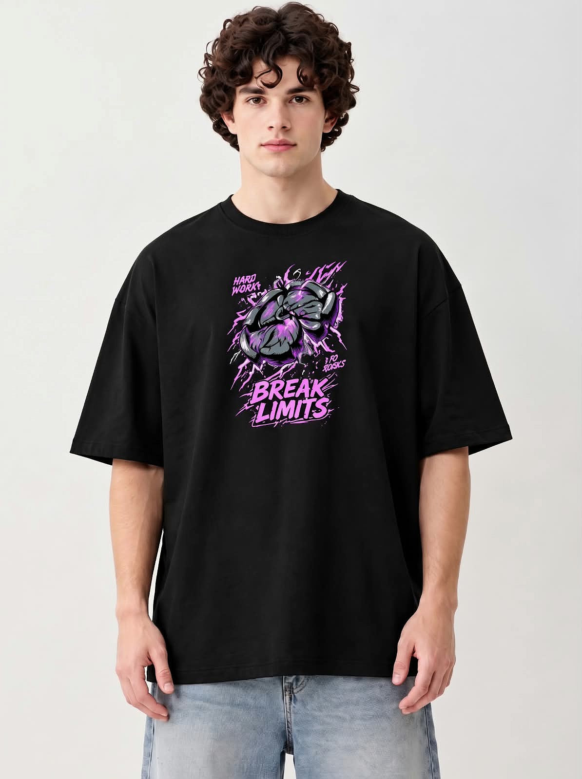 Break limits Men Oversized Tee