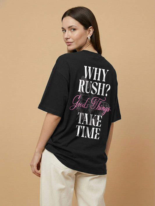women Terry Oversized Tee