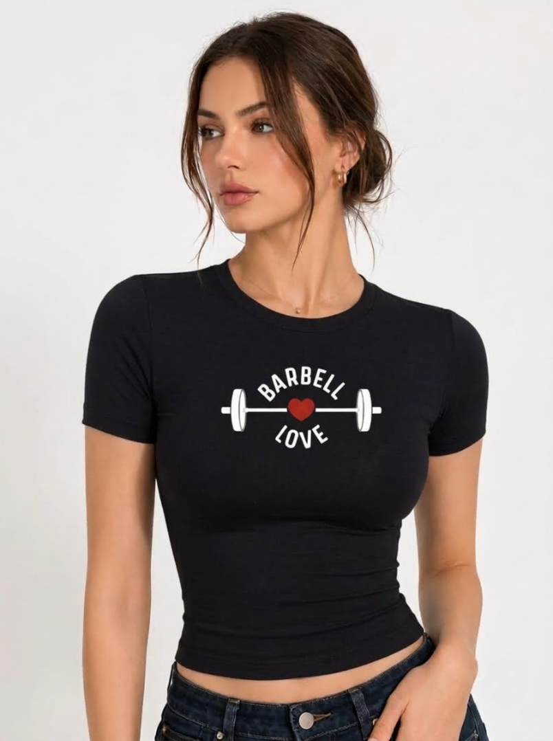 Baby Tee for gym girl