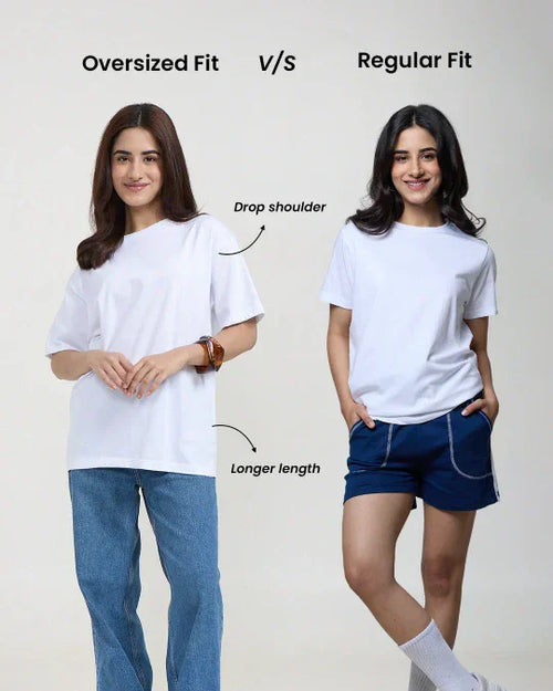 Women Relax Fit cotton  Crew T-Shirt