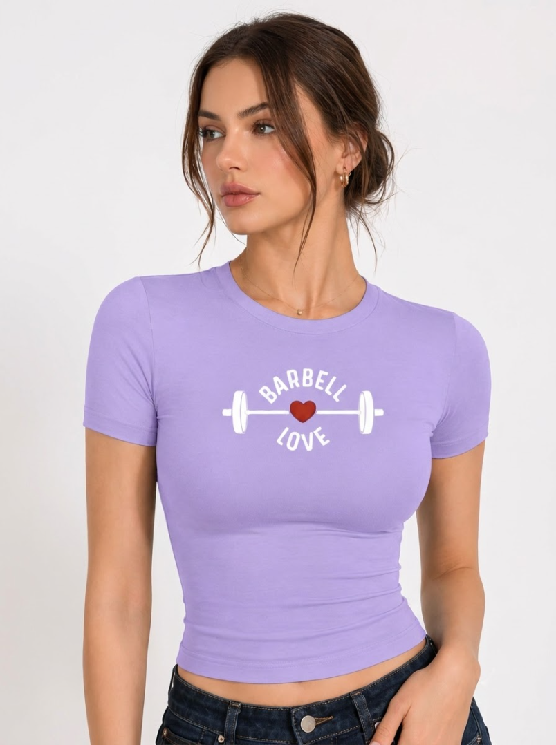 Baby Tee for gym girl